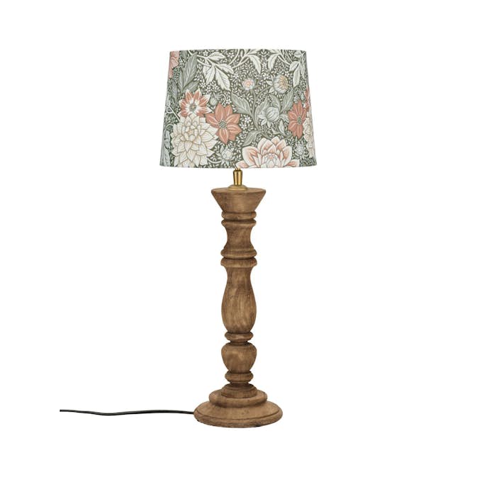 Bordsslampa PR Home Lodge Lampfot i Trä med Lampskärm