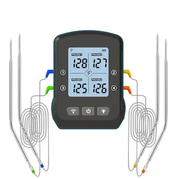Grilltermometer Bluegaz Med 4 Sonder Trådlös