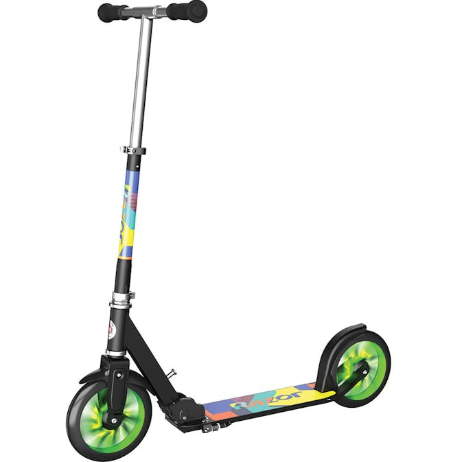 Sparkcykel Razor A5 Lux Light Up Scooter Gree