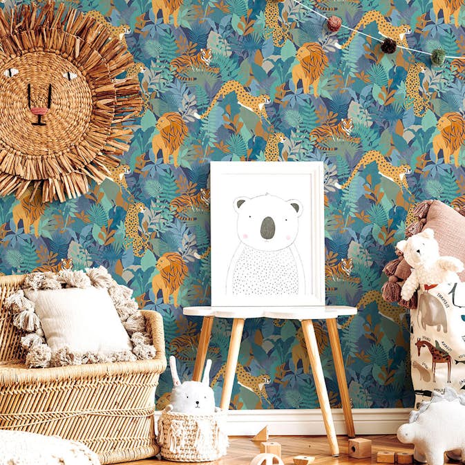 Tapet Holden Dream Catcher Animal Kingdom Blue 13073