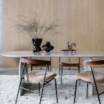 Designpanel Wood on wall Ek Ljus Lackad