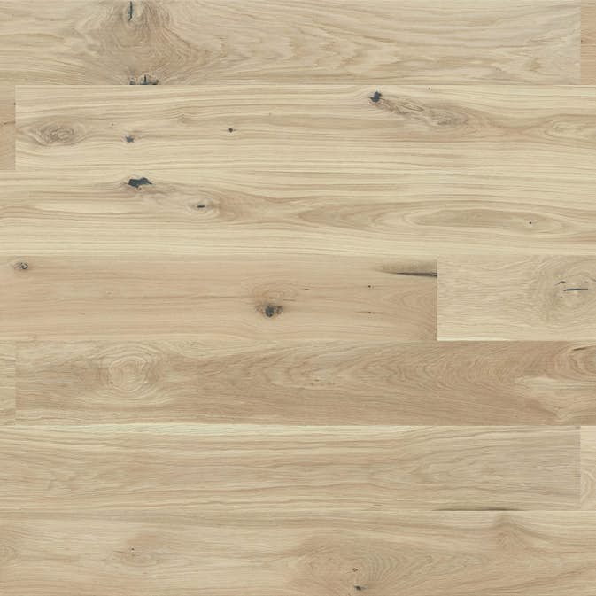 Parkettgolv Moland Burghley Wideplank Trend Ek Vit Mattlack