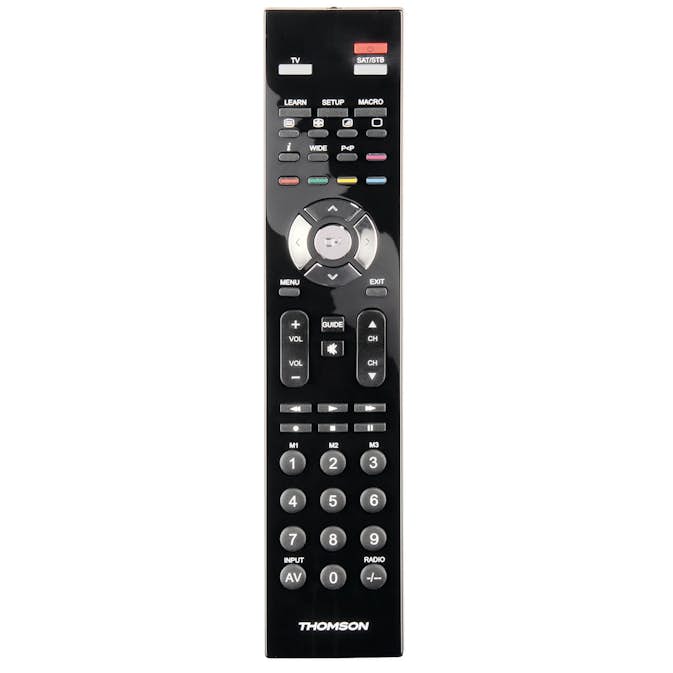 TV Fjärrkontroll Thomson 2in1, Svart, Universal