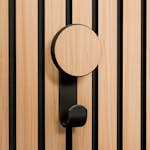 Tillbehör Akustikpanel Lundbergs Kreativ 1-Pack Rund Knopp+Krok Ekfaner