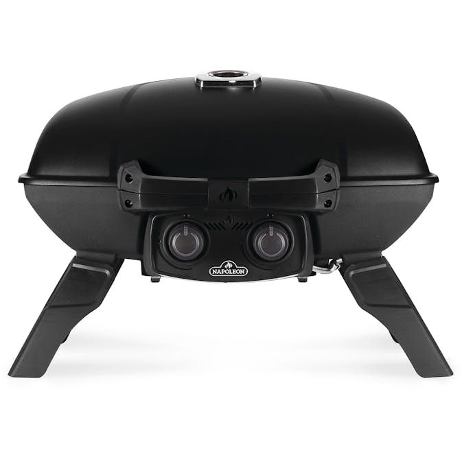 Gasolgrill Napoleon TQ285-1 Bärbar Grill i Rostfritt Stål & Gjutjärnsgaller