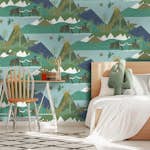 Tapet Holden Dream Catcher Prehistoric Teal 13261