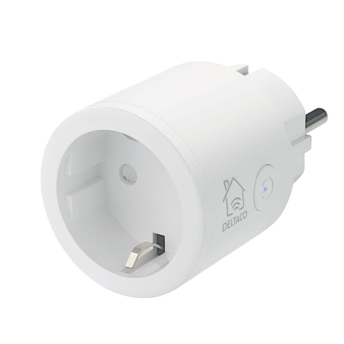 Strömbrytare Deltaco Smart Home SH-P01 Vit