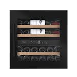 Vinkyl mQuvée WineKeeper 25D Integrerbar Svart med 2 Zoner och Plats för 26 Flaskor