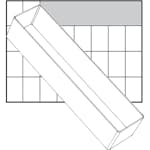 Lådinsats Raaco Nr. A8-3 H47 mm Stl 235x55 mm 1 St