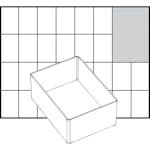 Lådinsats Raaco Nr. A7-1 H47 mm Stl 109x79 mm 1 St