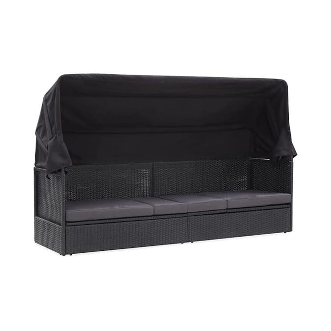 Solsäng VidaXL Sun med Tak Utomhus