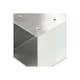 Stolpbeslag VidaXL T-form Galvaniserad Metall 71x71 mm