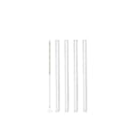 Sugrör Leonardo Glas 4-pack med Borste