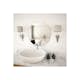 Spegel VidaXL Rund Glas