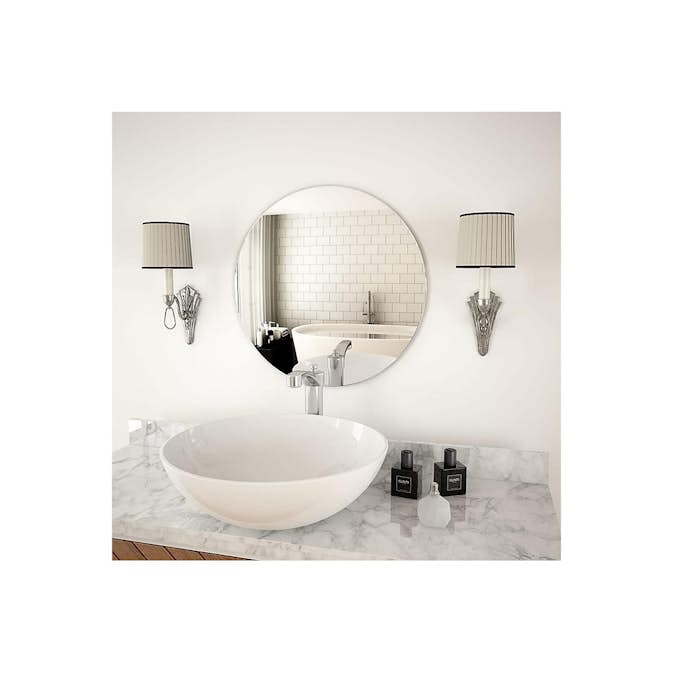 Spegel VidaXL Rund Glas