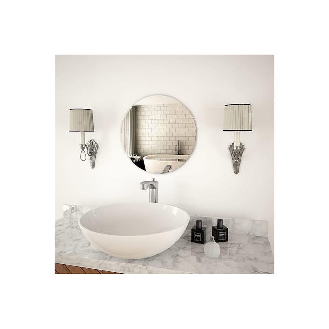Spegel VidaXL Rund Glas