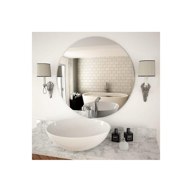 Spegel VidaXL Rund Glas