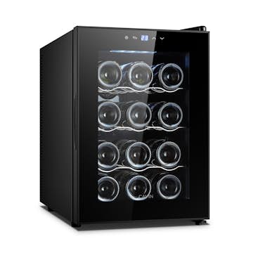 Vinkyl Cavin Tundra Collection 12 Black TC-12B Fristående Svart 12 Flaskor