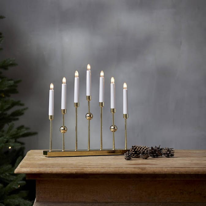 Adventsljusstake Star Trading Gustavo