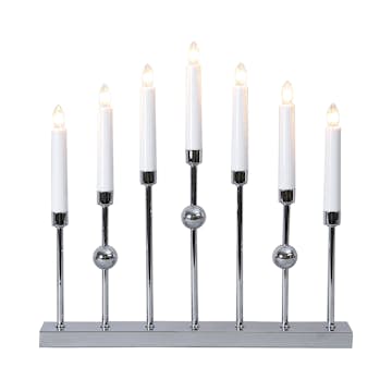 Ljusstake Star Trading Gustavo 7-armad Adventsljusstake