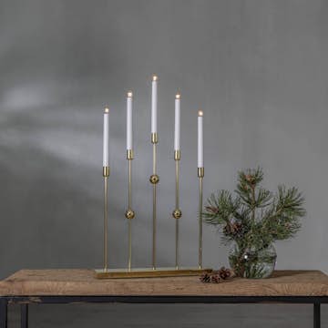 Adventsljusstake Star Trading Gustavo 5L