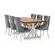 Matgrupp Bloomington Lyon Rektangulärt Matbord 200-290 cm Förlängningsbartt med 6 Bergviken Matstol