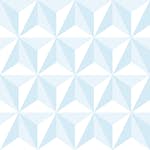 Tapet ESTAhome Tredimensionell Grafik Ljusblå