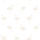 Tapet ESTAhome Flamingos Silver/Vit