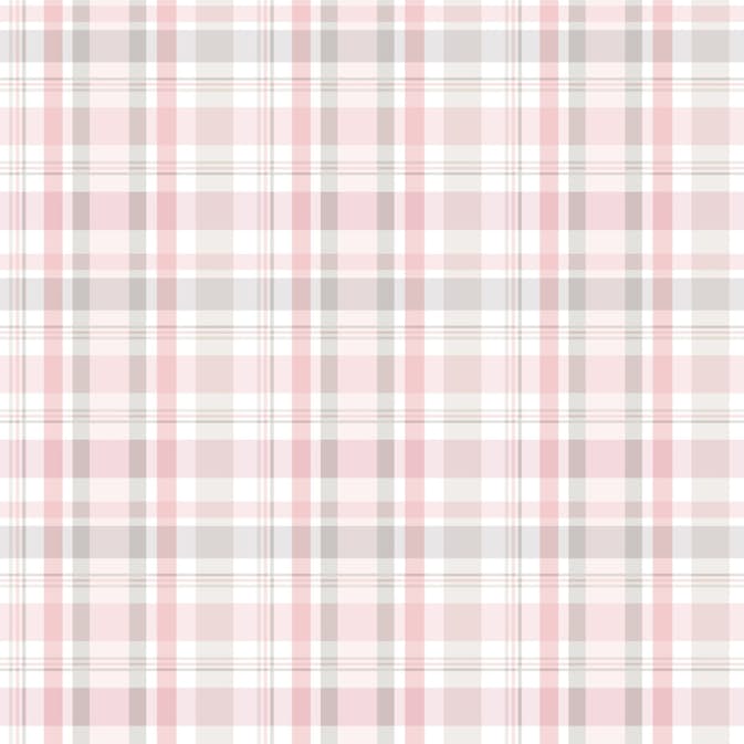 Tapet ESTAhome Rutor Ljusrosa