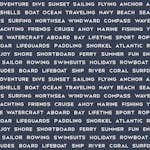 Tapet ESTAhome Maritima Strandtexter Mörkblå