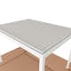 Pergola Metalcraft Motordrivet lamelltak 3x4 m LED