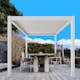 Pergola Metalcraft Motordrivet lamelltak 3x4 m LED