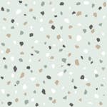 Tapet ESTAhome Terrazzo Mintgrön Vit/Grå