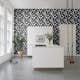 Tapet ESTAhome Kakelmotiv Svart/Vit
