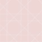 Tapet ESTAhome Grafiska Linjer Antikrosa