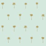 Tapet ESTAhome Palmer Mintgrön/Guld