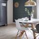 Tapet ESTAhome Art Deco Mörkblå/Guld EW139225