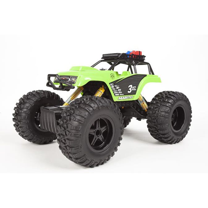 Radiostyrd Bil Maisto Rock Crawler 3xl 2,4GHz Li-ion+USB Grön