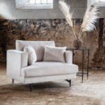 Fåtölj Venture Home Sofia Manchester Beige Sittbredd 106 cm