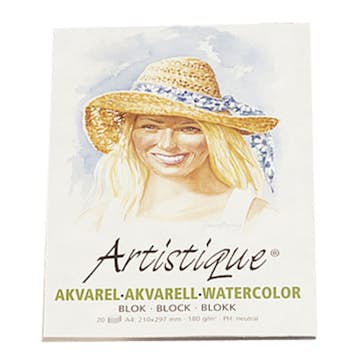 Akvarellblock ABA Skol 20 Ark 180 G