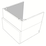 Överskåp Nibe 395-645 mm