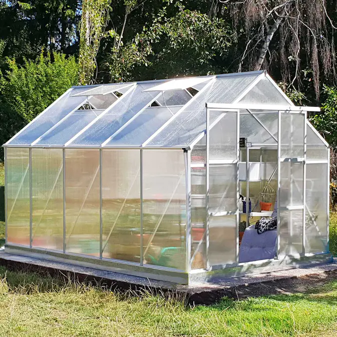 Växthus Metalcraft 8,9 kvm Rektangulär