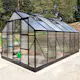 Växthus Metalcraft 10,7 kvm Rektangulär