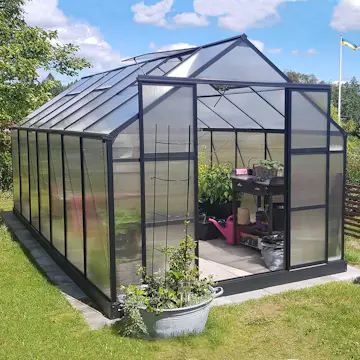 Växthus Metalcraft 12,4 kvm Rektangulär