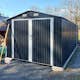 Garage Metalcraft 18m² Antracit/Vit Uteförråd