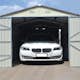 Garage Metalcraft 18m² Antracit/Vit Uteförråd
