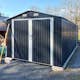 Garage Metalcraft 18m² Antracit/Vit Uteförråd