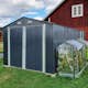 Garage Metalcraft 18m² Antracit/Vit Uteförråd