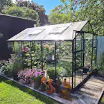 Växthus Metalcraft 9,6 kvm Rektangulär