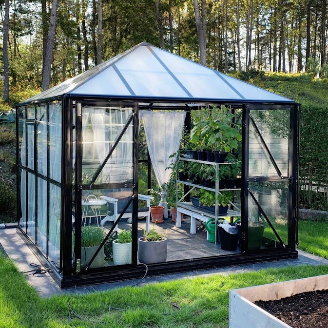 Växthus Metalcraft Gazebo 8,7 kvm